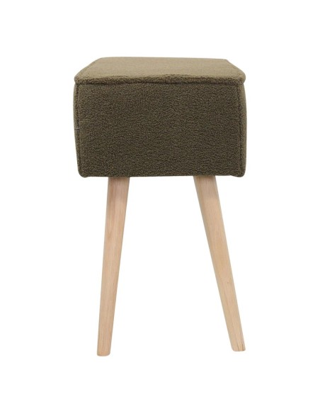 Banc POPY - Effet laine bouclette kaki