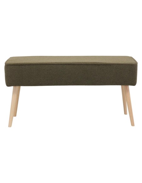 Banc POPY - Effet laine bouclette kaki