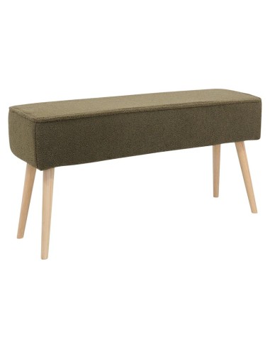 Banc POPY - Effet laine bouclette kaki