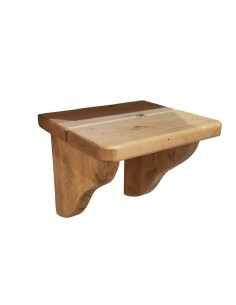 Porte manteaux 1 patère cœur en pin ciré