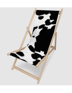 Transat peau de vache noire