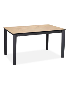 table céramique blanc marbré bous avec allonge
