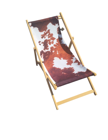 Transat Peau de vache marron