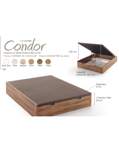lit coffre condor gain de place bois 2