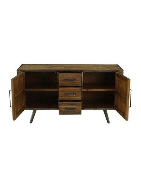 Bahut Bois et Métal Cusco | Meubles Mathieu