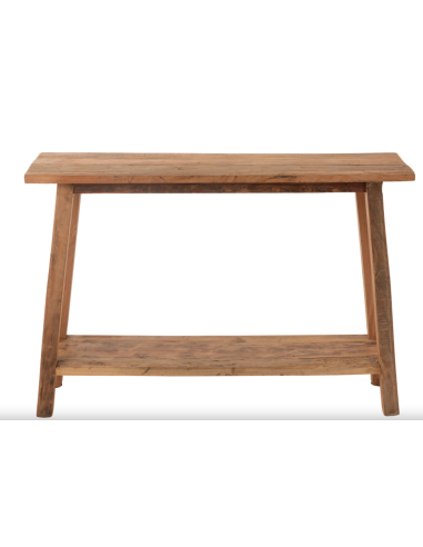 Console Carré Bois recyclé naturel