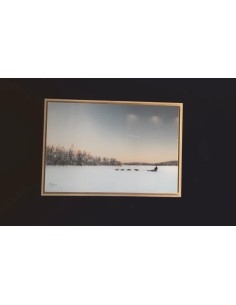 Tableau L'UNIS DE LACH (Chien traineau) - 60/90