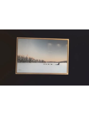 Tableau L'UNIS DE LACH (Chien traineau) - 60/90