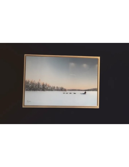 Tableau L'UNIS DE LACH (Chien traineau) - 60/90