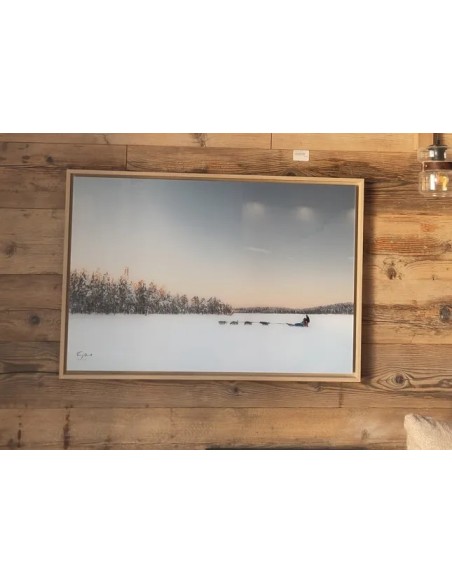 Tableau L'UNIS DE LACH (Chien traineau) - 60/90