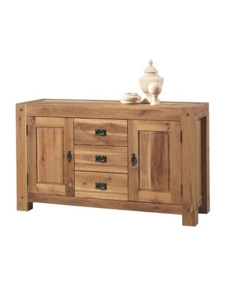 Bahut en chêne massif huilé 150cm