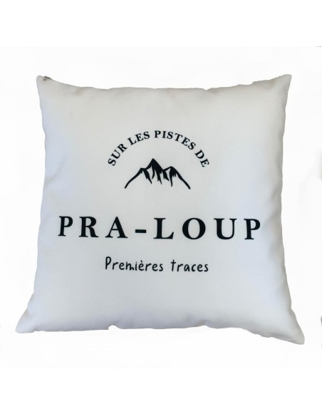 Coussin sur les pistes de Pra-Loup