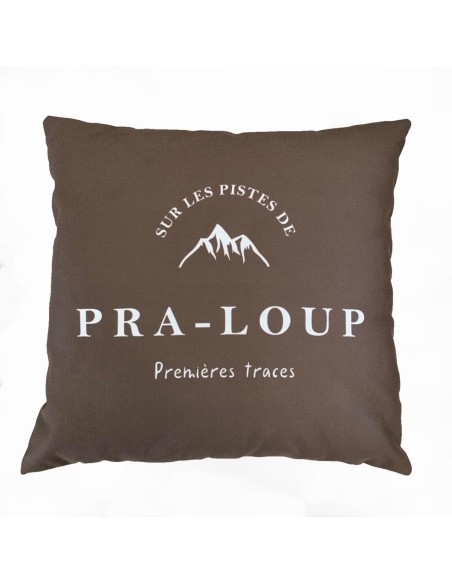 Coussin sur les pistes de Pra-Loup