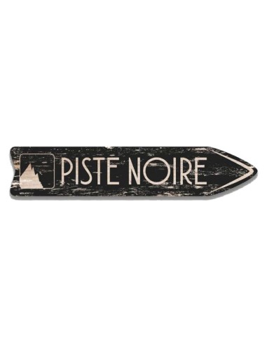 Flèche de signalisation piste noire BlackPeuf 50 cm