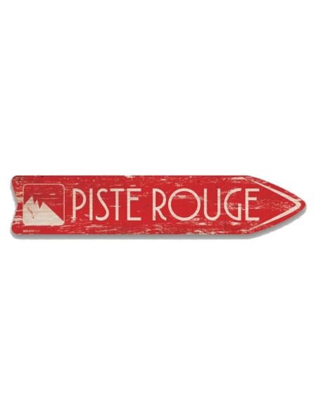Flèche de signalisation piste rouge BlackPeuf 50 cm