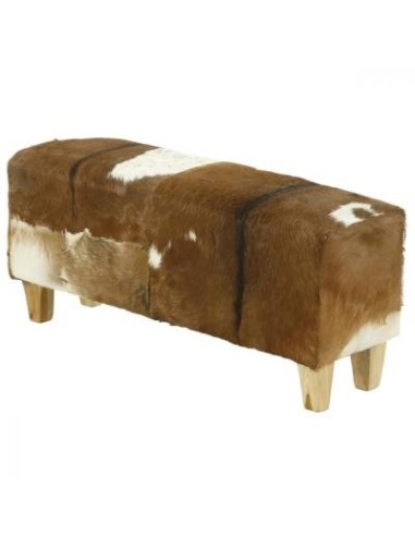 Banc en peau de chèvre