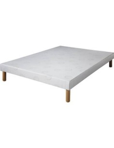 Pieds bois naturel 15 cm pour sommier tapissier 2