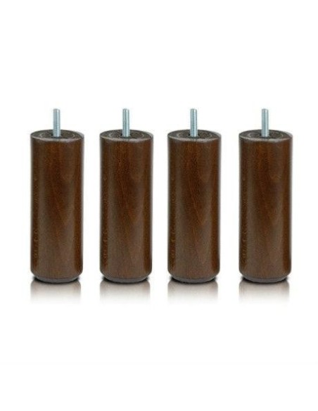 Pieds bois rustique 15 cm pour sommier tapissier