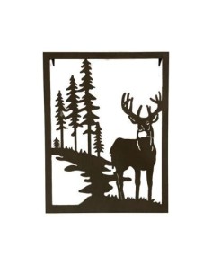 Cadre en métal cerf