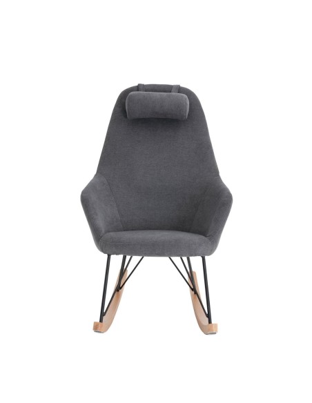 Rocking-chair gris