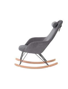 Rocking-chair gris 2