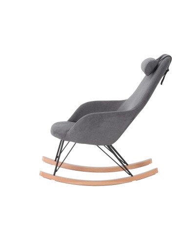 Rocking-chair gris