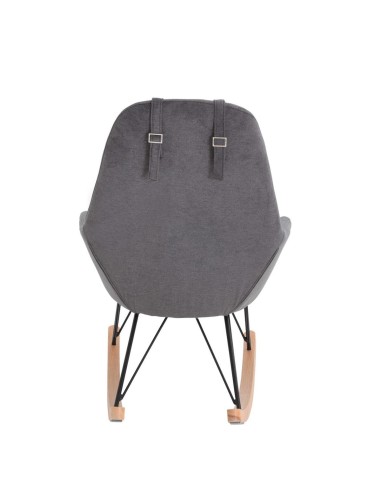 Rocking-chair gris
