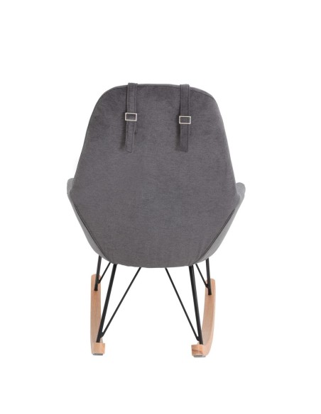 Rocking-chair gris