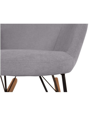 Rocking-chair gris