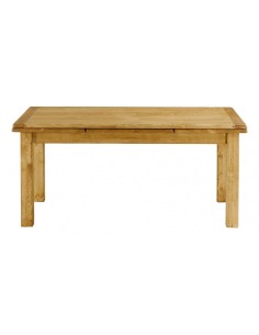 Table 160 x 80 en pin massif + 2 allonges à l'italienne