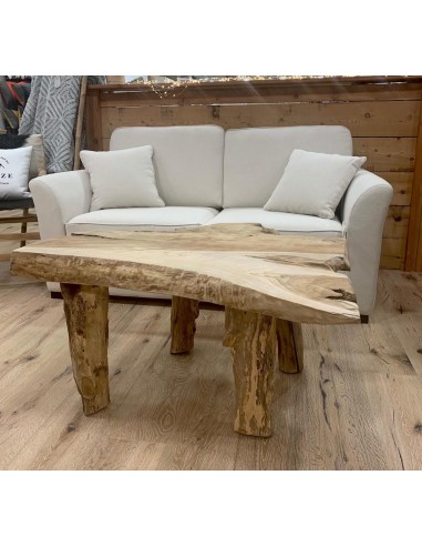 Table basse racine en teck massif