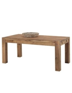 Grande table en chêne massif avec 4 pieds carrés 180cm