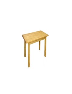 Table de style montagne en pin massif, 80 x 80