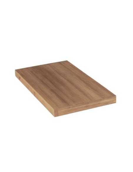 Allonge table chêne et métal 50 cm