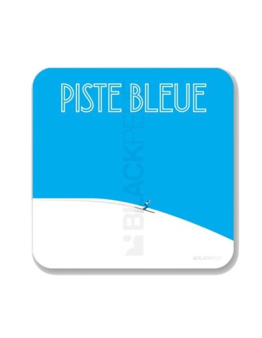 Tableau BlackPeuf piste bleue 20x20