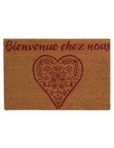 Paillasson coco "Coeur Alsace"