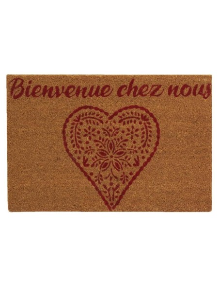 Paillasson coco "Coeur Alsace"