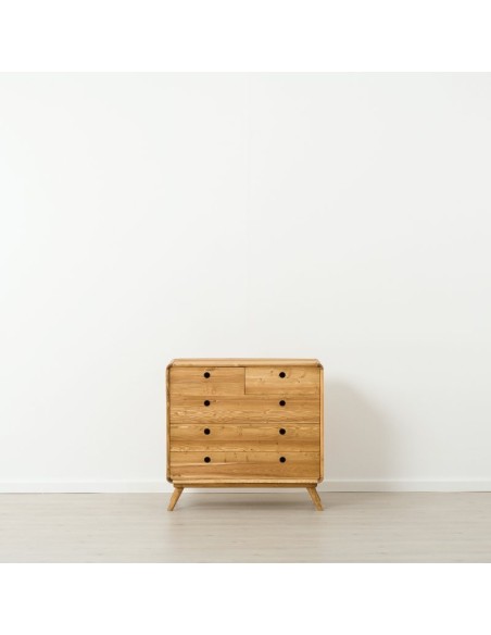 Commode en bois massif